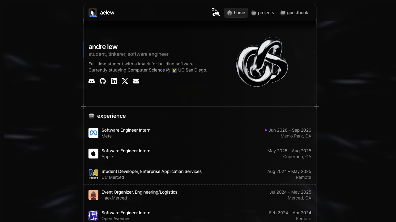aelew.com - polished glassmorphism