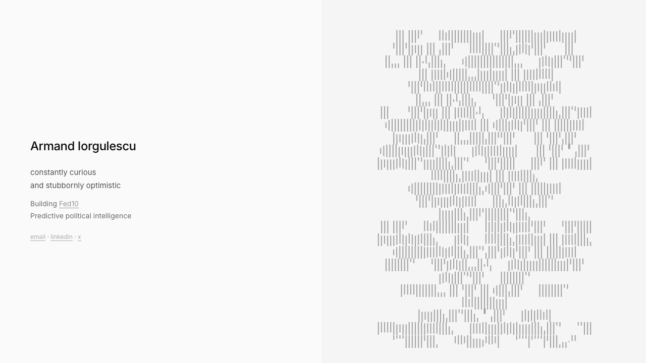 armandiorg.com - extreme minimalism